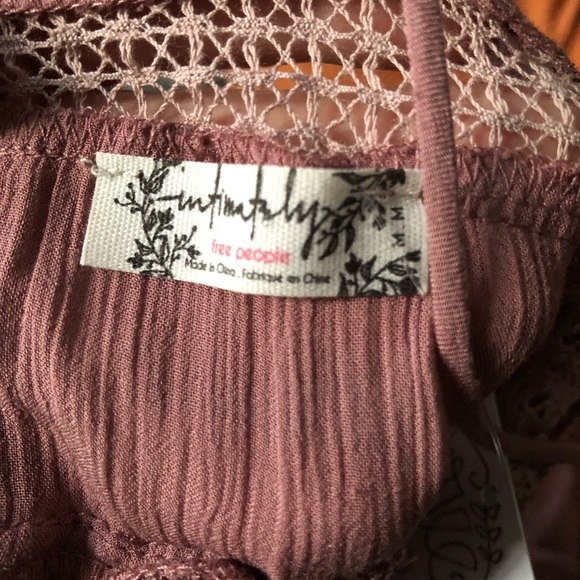 NWT Intimately Free People Mauve Slip Women’s size M - Picture 9 of 9